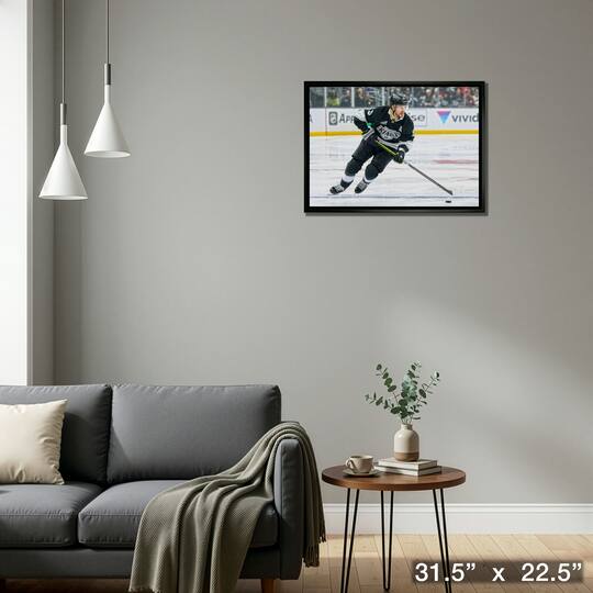 Adrian Kempe 20" x 29" Framed Canvas Los Angeles Kings 31.5" x 22.5"